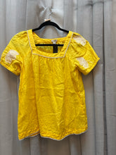 SIZE XS J CREW YLLW WHT Tops