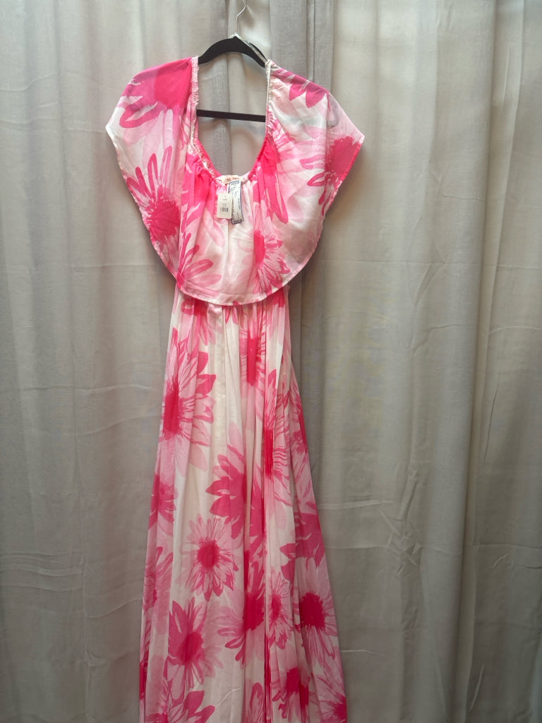 SIZE L FLYING TOMATO PNK WHT Dress – AnotherDebut