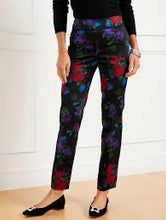 SIZE 6 TALBOTS BLK MLTCLR Pants
