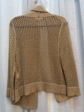 Size L ELLEN TRACY Gold cardigan