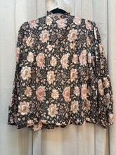 SIZE L CLARA THE LABLE BRWN WHT BEIGE RED Tops