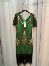 SIZE L PRETTY GUIDE GRN BLK Dress