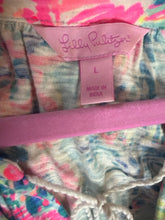 SIZE L Lilly Pulitzer PINK BLUE Dress