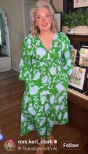 SIZE M KATE SPADE GREEN BLUE Dress