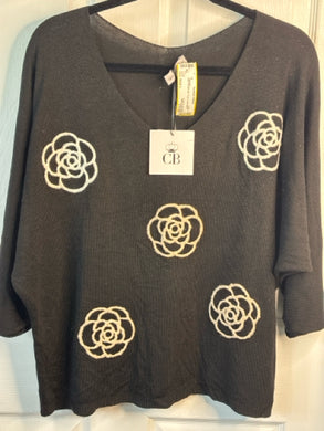 SIZE L COASTAL BLOOM Sweaters