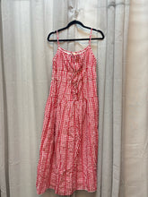 SIZE L SIM & SAM RED WHITE Dress