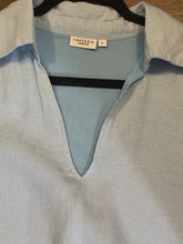 SIZE S CHAKERIS CHARLESTON LIGHT BLUE Dress