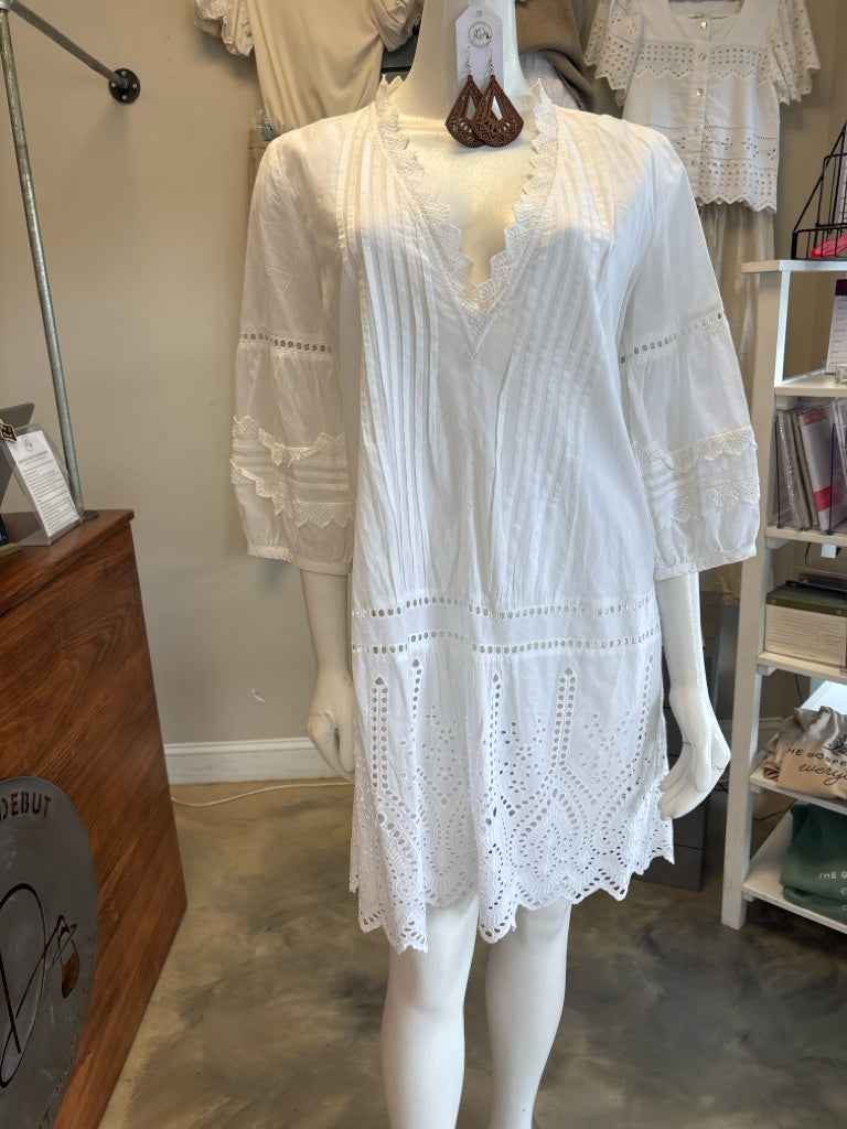 club monaco white dress Amazon.com: CLUB MONACO Women's Eyelet Balloon Sleeve Mini Dress, White/Blanc,  0 : Clothing, Shoes & Jewelry
