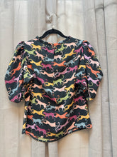 SIZE XS MICHELLE MCDOWELL BLK MLTCLR Tops