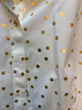 SIZE 12 TALBOTS WHT GLD Shirt