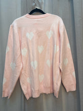 SIZE XL PINK WHITE Sweaters