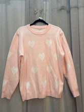 SIZE XL PINK WHITE Sweaters