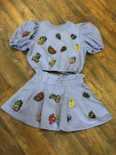 SIZE S QUEEN OF SPARKLES Blue 2Pcs Suits