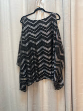 SIZE 3X ROZ & ALI BLK SILVER Tops