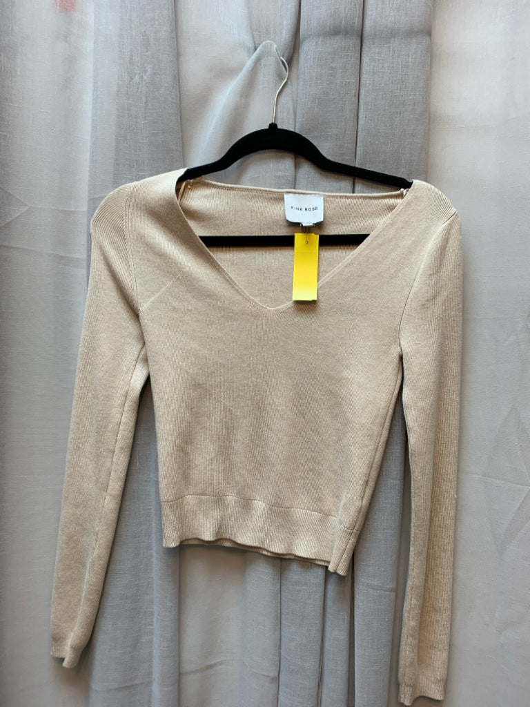 SIZE M PINK ROSE Sweaters