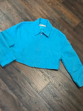 Size S ZARA Teal Blazers