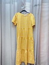 SIZE M BIBI YLLW WHT Dress