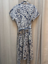 SIZE 14 TALBOTS NVY WHT Dress
