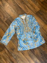 SIZE LPetite NICOBLU Blue Tops