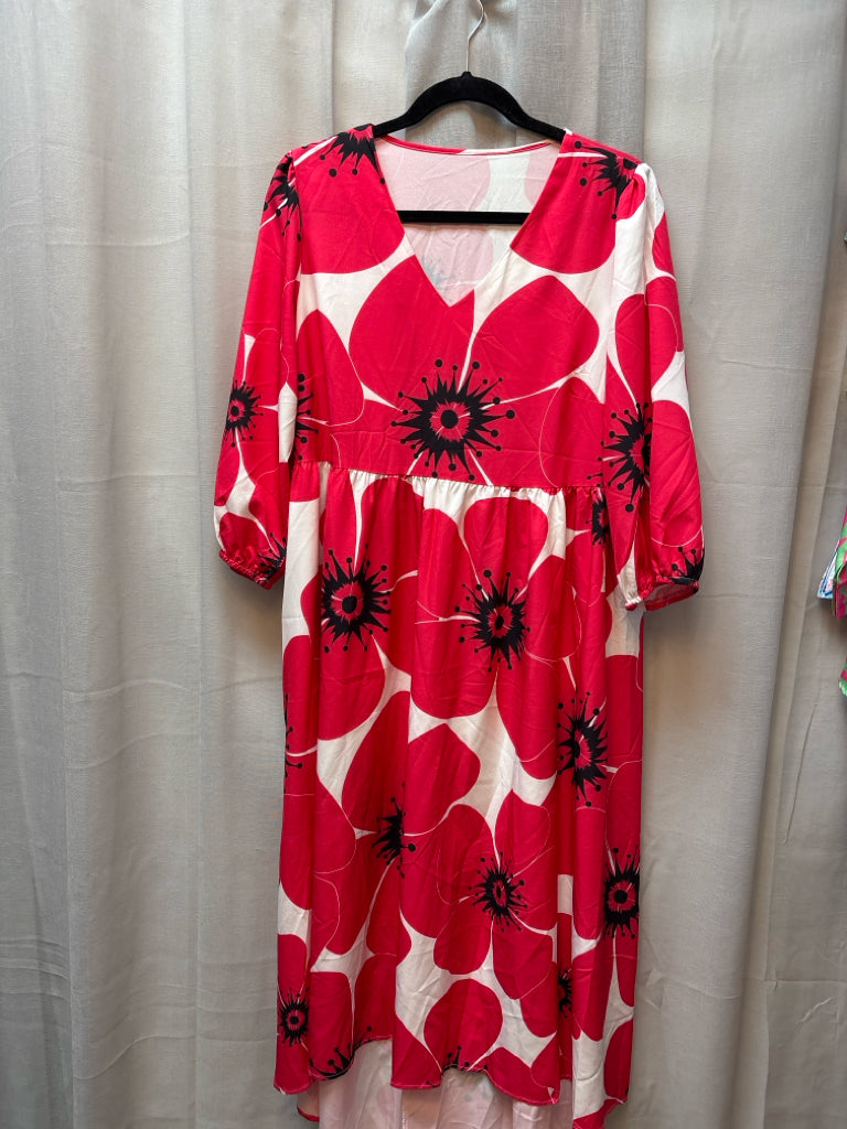 shein red and white dress SHEIN MOD Romantic Red & White Checkered Country Dress With Bow, Ruffles, Lace & V-Waist Perfect For Festivals, Picnics, Dates, And Birthday Getaways,Easter Dress Women,Prom Dress,Summer Clothes,Vacation Outfits Women,Wedding Guest