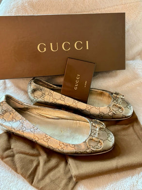 SIZE 7.5 Gucci Flats