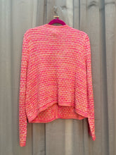 Size XL Lilly Pulitzer PINK CORAL WHT cardigan