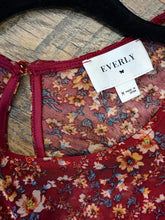 SIZE M EVERLY Burgundy Dress