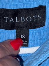 SIZE 18 TALBOTS LIGHT BLUE Pants