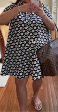SIZE L ANTHROPOLGIE WHITE BLACK Dress