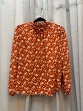 SIZE XS J CREW RUST WHT BEIGE Tops