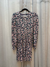 SIZE L AUW NVY CORAL GRN Dress