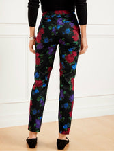 SIZE 6 TALBOTS BLK MLTCLR Pants