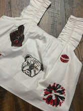 SIZE L QUEEN OF SPARKLES White Tops