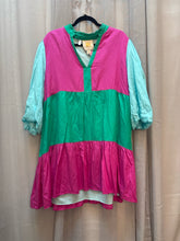 SIZE XXL EMILY MCCARTHY PNK GRN BLU Dress