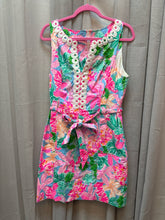 SIZE 12 Lilly Pulitzer BLU PNK GRN Dress