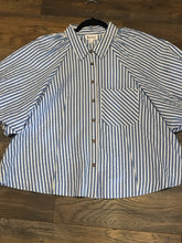 SIZE L &MERCI BLUE WHITE Tops
