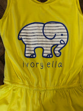 SIZE XL IVORY ELLA Yellow Rompers
