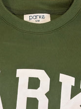 SIZE S/M PARKE Olive SWEATSHIRT