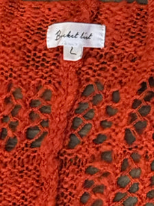 Size L BUCKET LIST cardigan