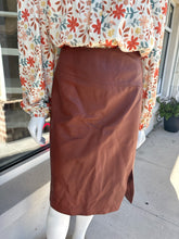 SIZE 12 WHITE HOUSE BLACK MARKET Brown Skirt