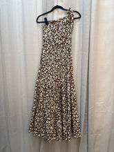 SIZE S PRETTY GARDEN BRWN BEIGE GRN Dress