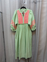 SIZE M JODIFL GREEN WHITE Dress