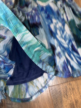 SIZE 4 MAISON TARA BLUE GREEN Dress