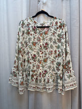SIZE L MAX STUDIO CREAM GRN RED Tops
