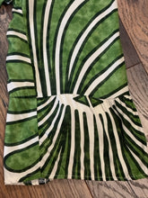 SIZE XL TINA STEPHENS GREEN WHITE Dress