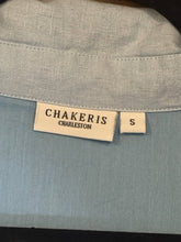 SIZE S CHAKERIS CHARLESTON LIGHT BLUE Dress