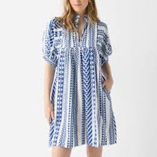 SIZE S NEVER A WALLFLOWER BLUE WHITE Dress