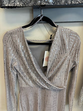SIZE M CRYSTAL SKY Gray Dress