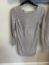 SIZE M CRYSTAL SKY Gray Dress