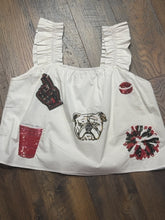 SIZE L QUEEN OF SPARKLES White Tops